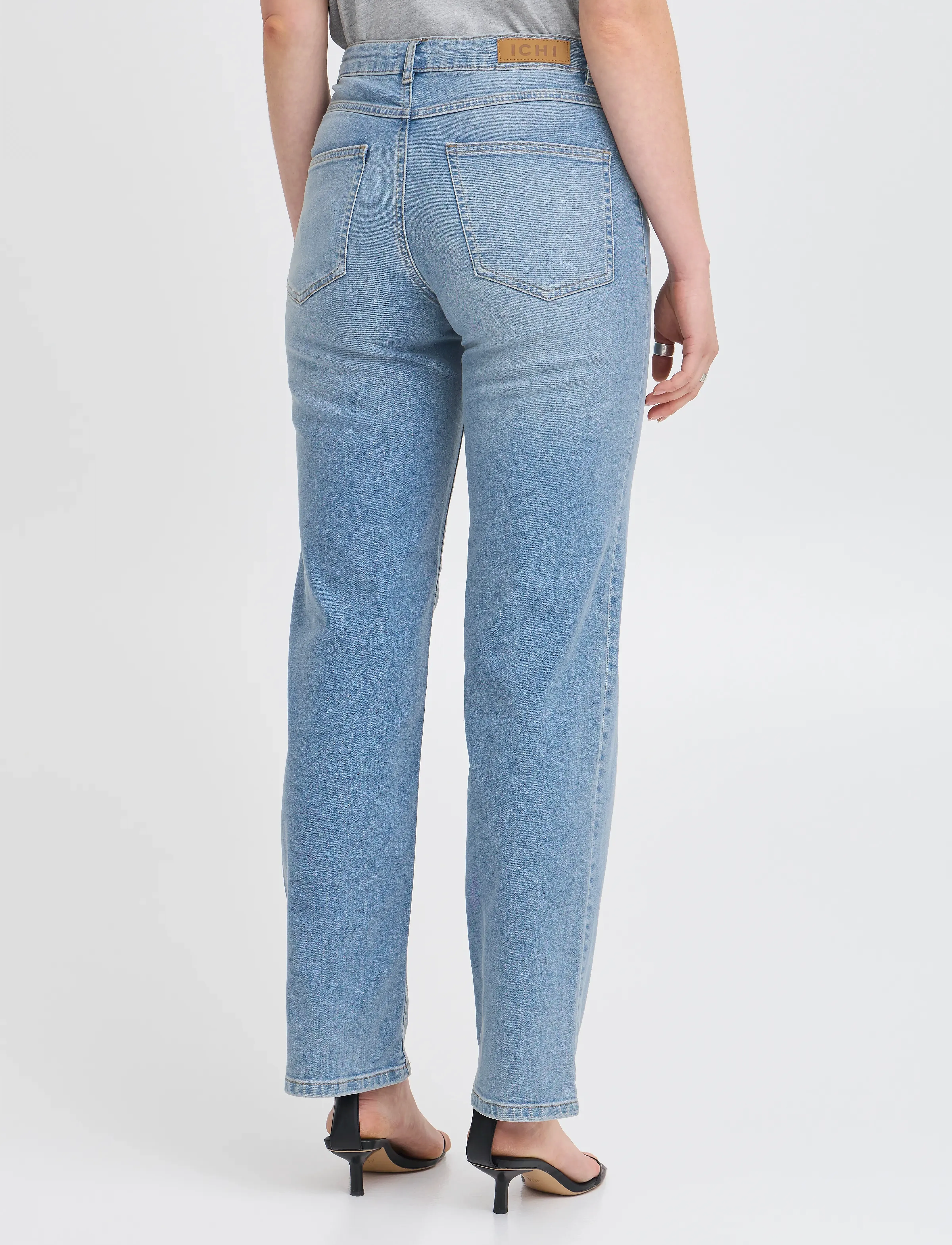 ICHI - IHTWIGGY STRAIGHT - raka jeans - light blue - 3