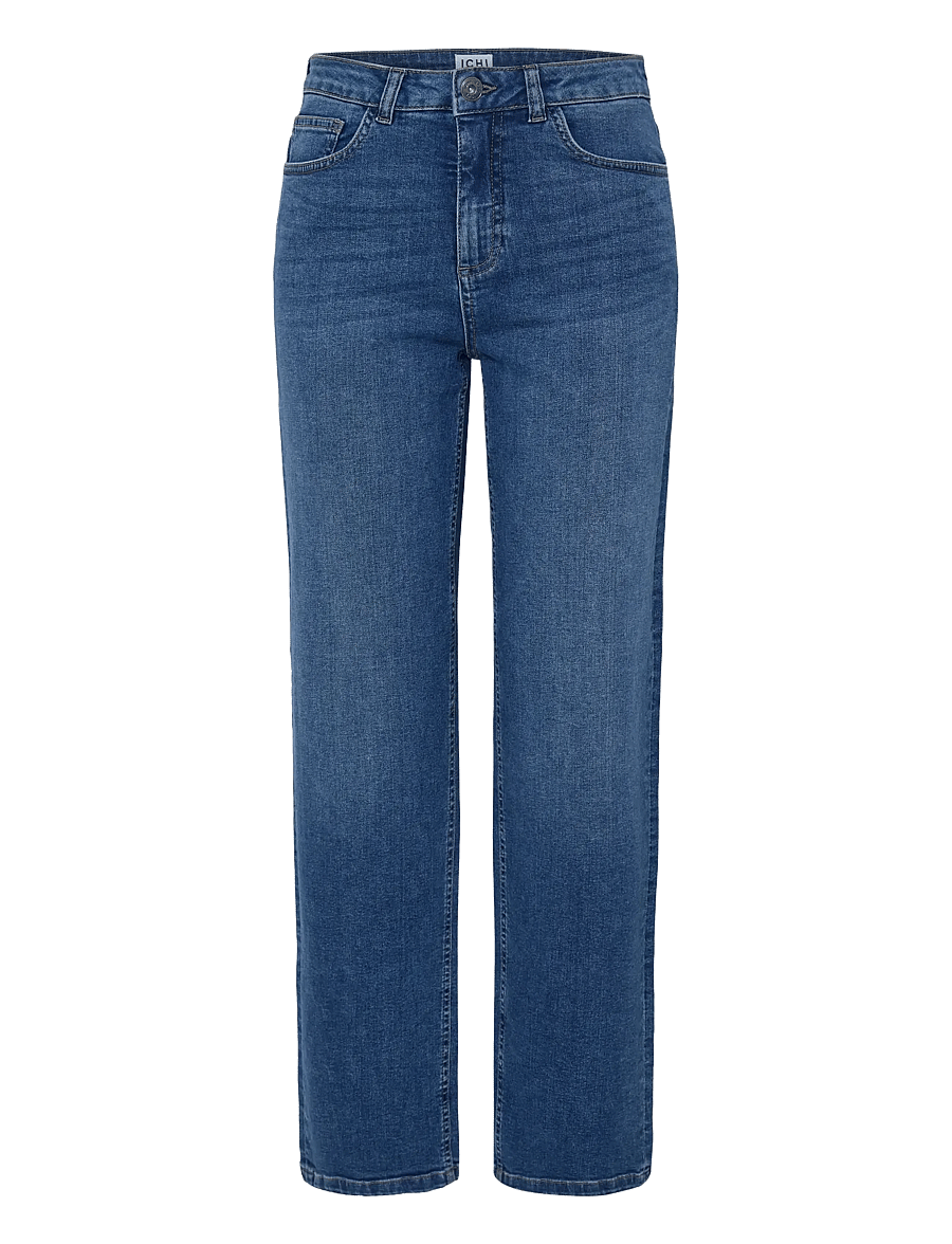 ICHI - IHTWIGGY STRAIGHT - gerade jeans - medium blue - 1