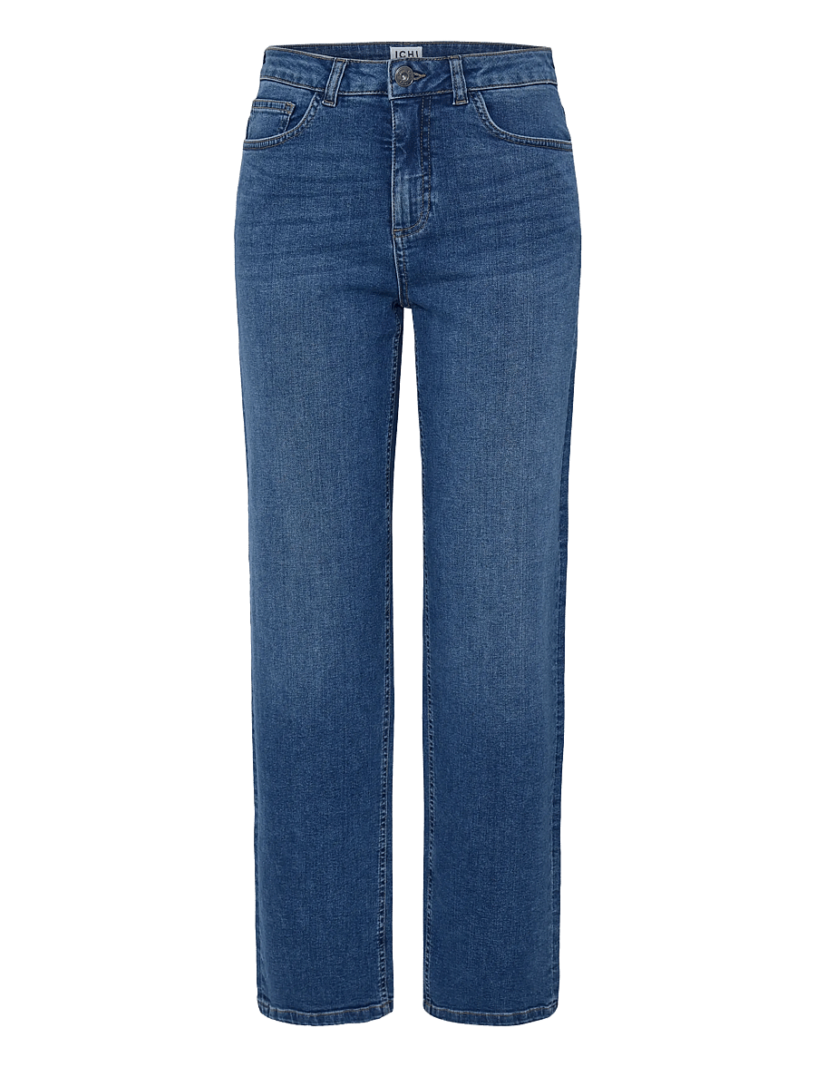 ICHI - IHTWIGGY STRAIGHT - gerade jeans - medium blue - 1
