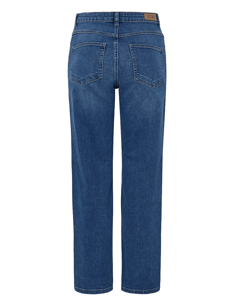 ICHI - IHTWIGGY STRAIGHT - gerade jeans - medium blue - 2