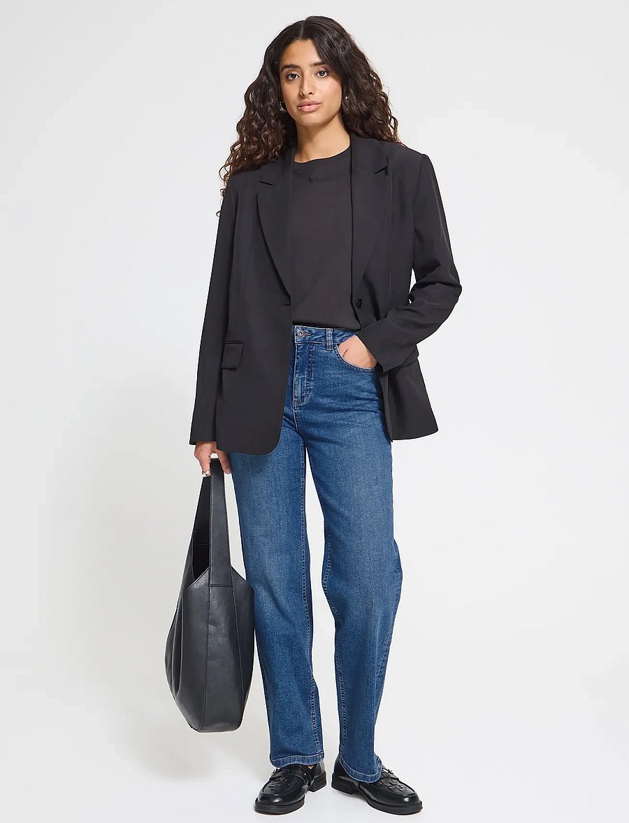 ICHI - IHTWIGGY STRAIGHT - gerade jeans - medium blue - 0
