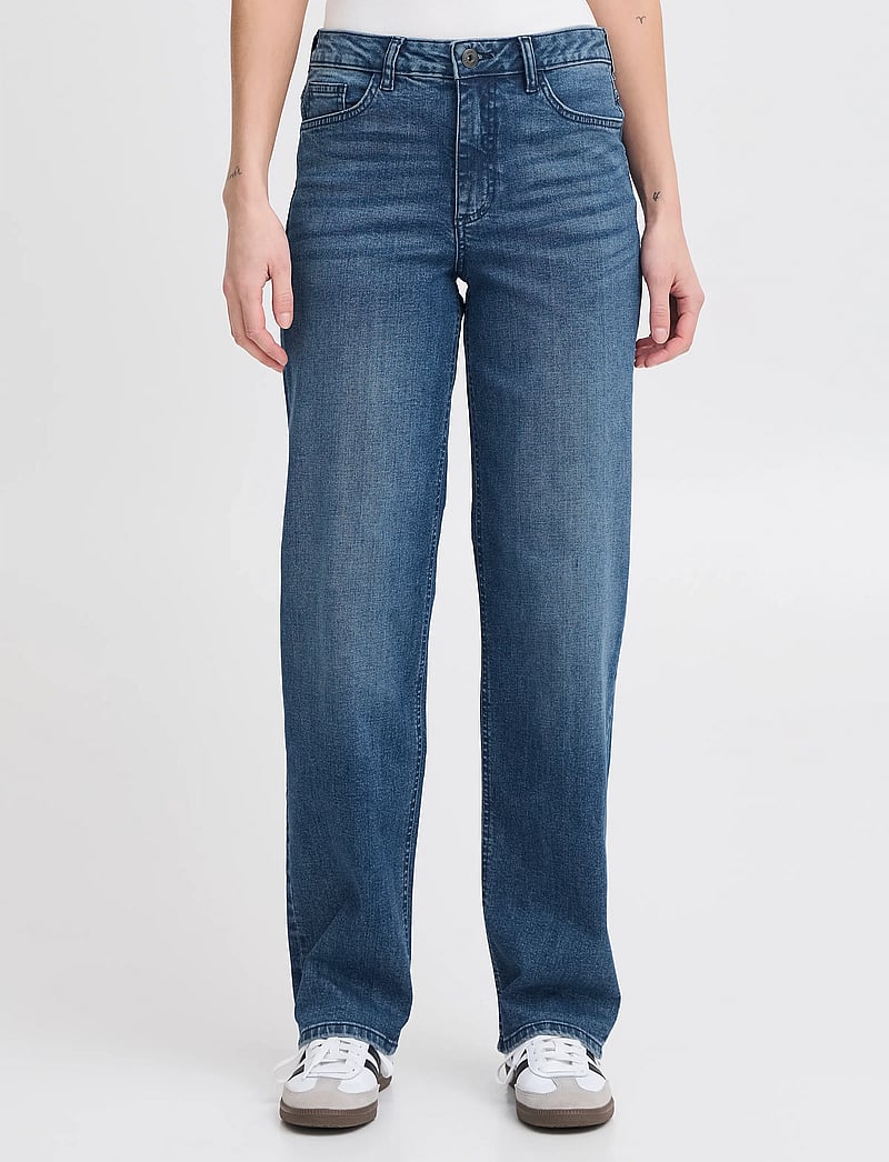 ICHI - IHTWIGGY STRAIGHT - straight jeans - medium blue - 3