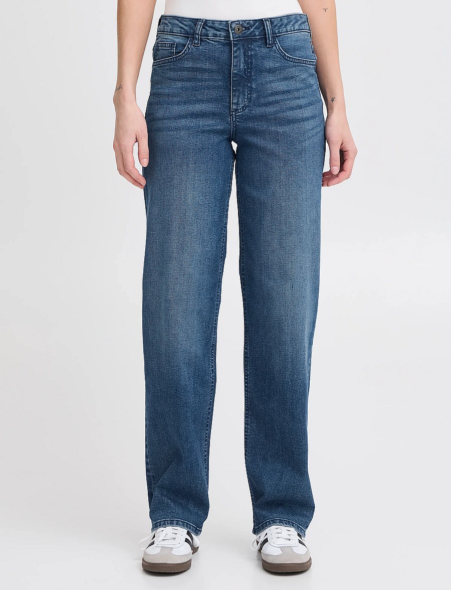 ICHI - IHTWIGGY STRAIGHT - gerade jeans - medium blue - 3