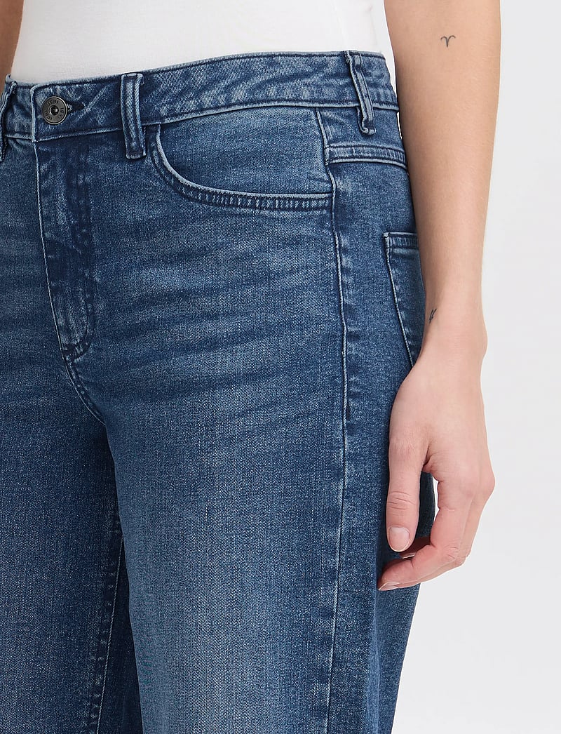 ICHI - IHTWIGGY STRAIGHT - straight jeans - medium blue - 4