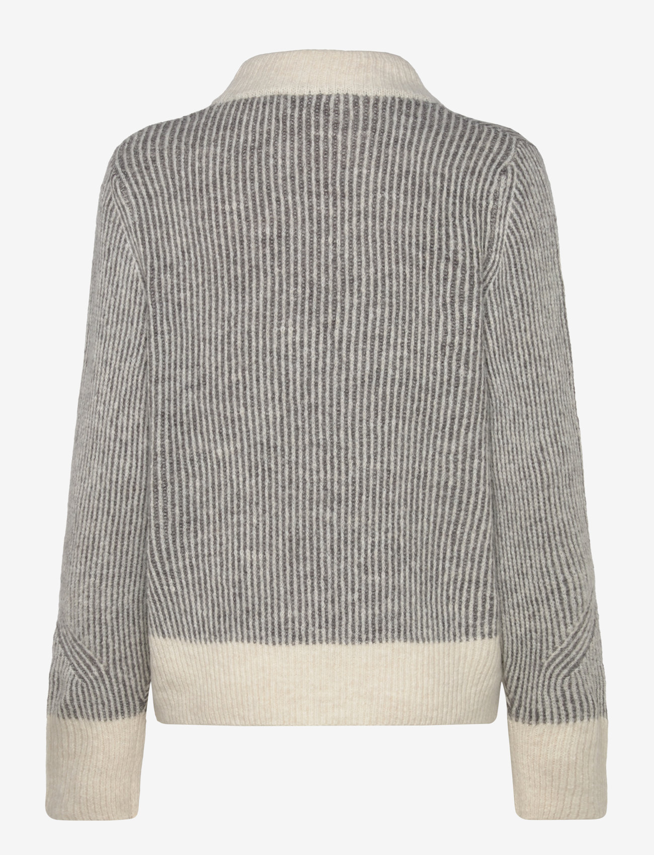 ICHI - IHKAMARA LS STRIPE4 - herbstliche kleidung - dark grey melange - 1