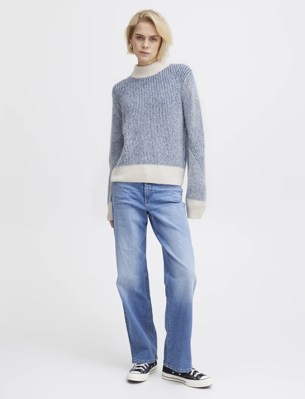 ICHI - IHKAMARA LS STRIPE4 - jumpers - true blue - 0