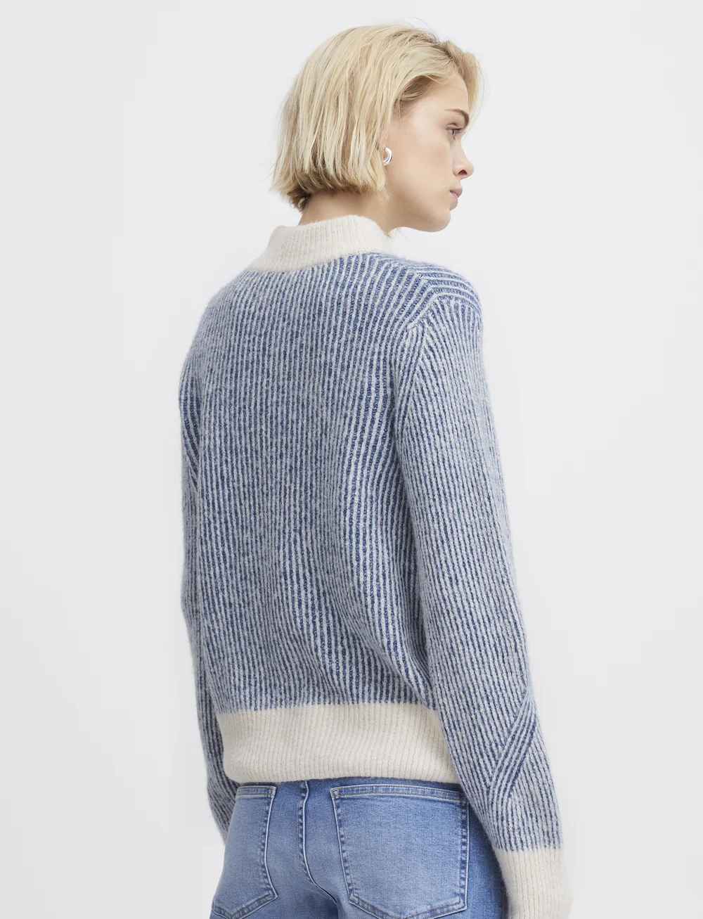 ICHI - IHKAMARA LS STRIPE4 - jumpers - true blue - 3