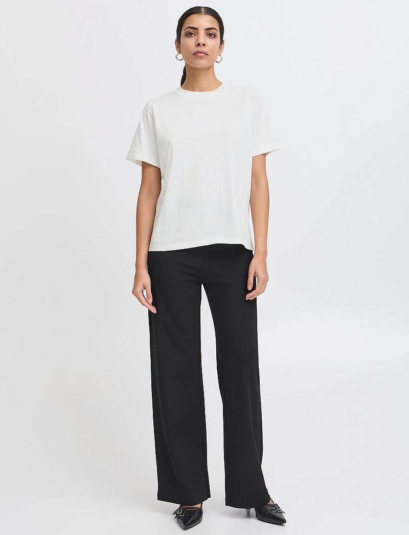 ICHI - IHPALMER LOOSE SS - t-shirts - cloud dancer - 0