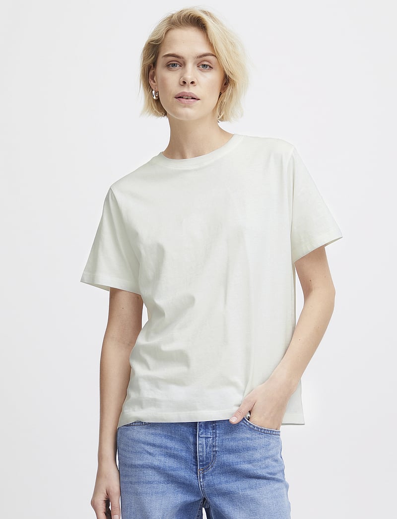 ICHI - IHPALMER LOOSE SS - t-shirts - cloud dancer - 3