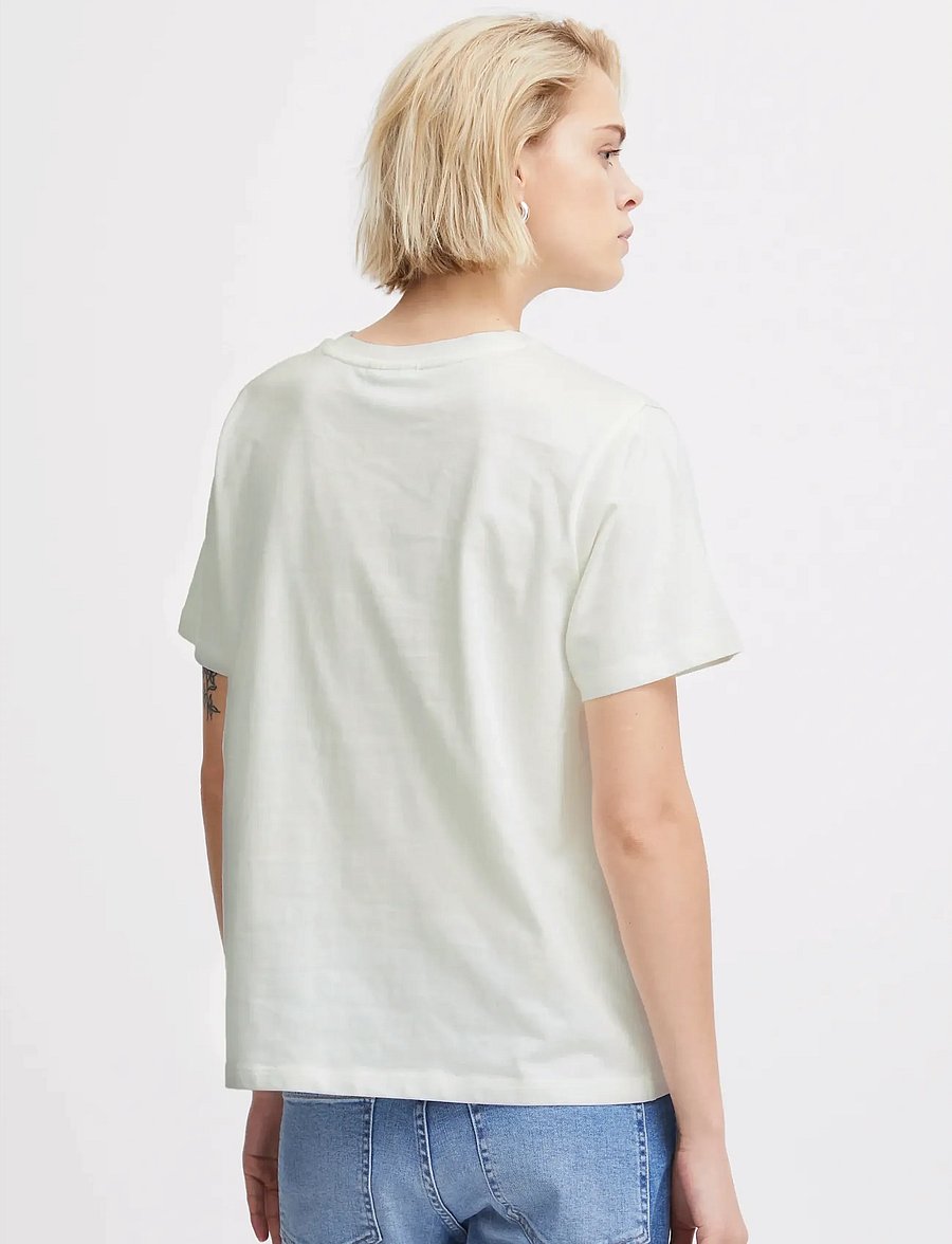 ICHI - IHPALMER LOOSE SS - t-särgid - cloud dancer - 4