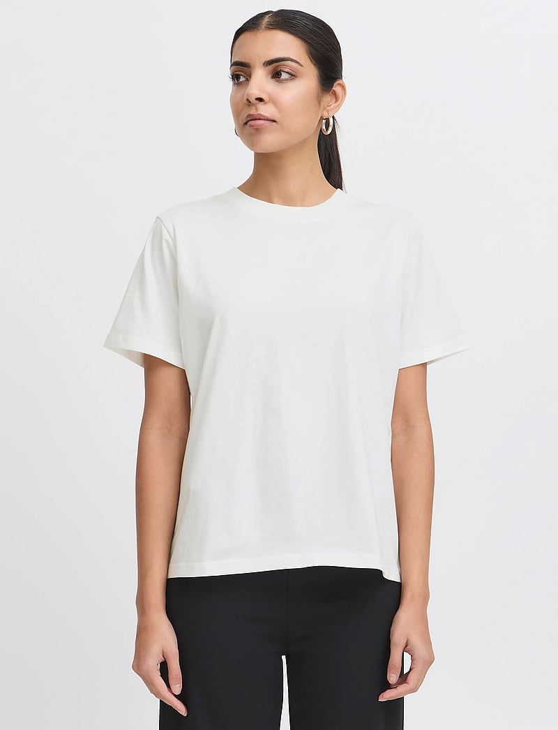 ICHI - IHPALMER LOOSE SS - t-shirts - cloud dancer - 4