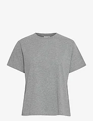 ICHI - IHPALMER LOOSE SS - t-shirts - grey melange - 1