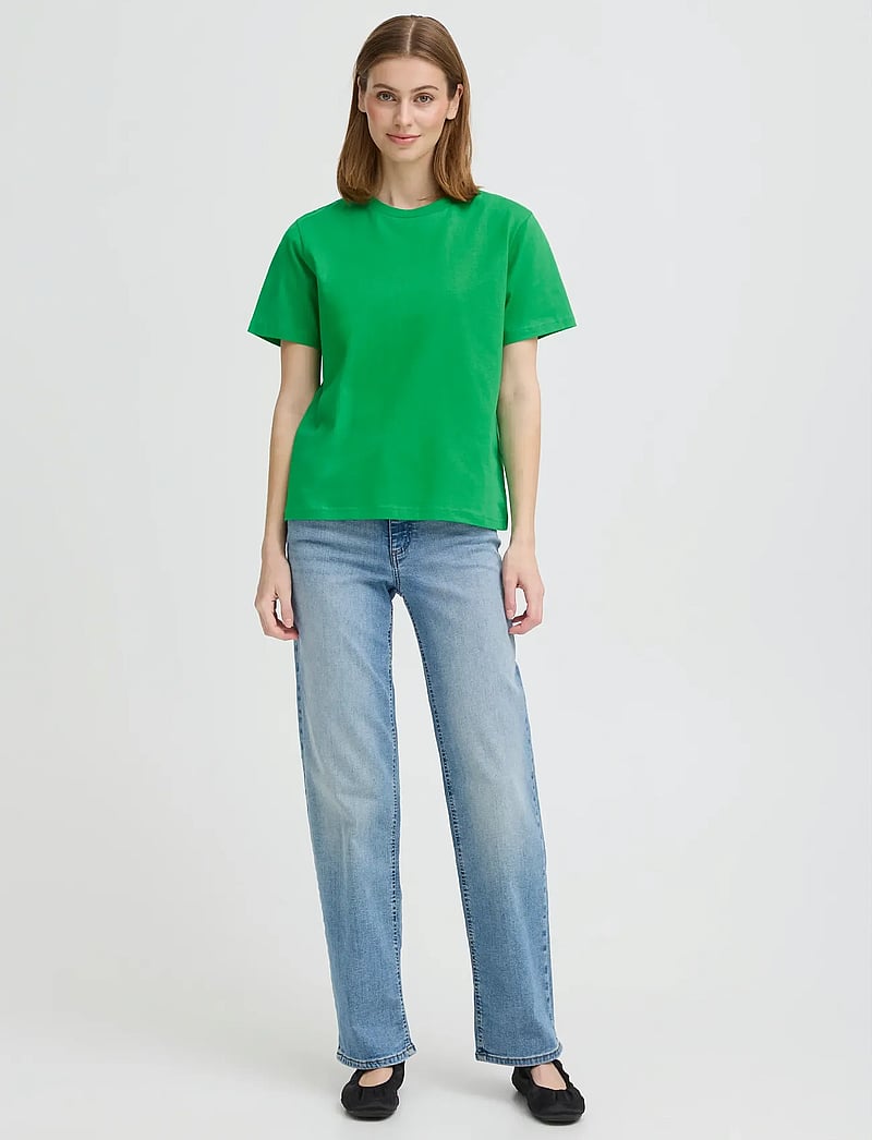 ICHI - IHPALMER LOOSE SS - t-shirts - kelly green - 0