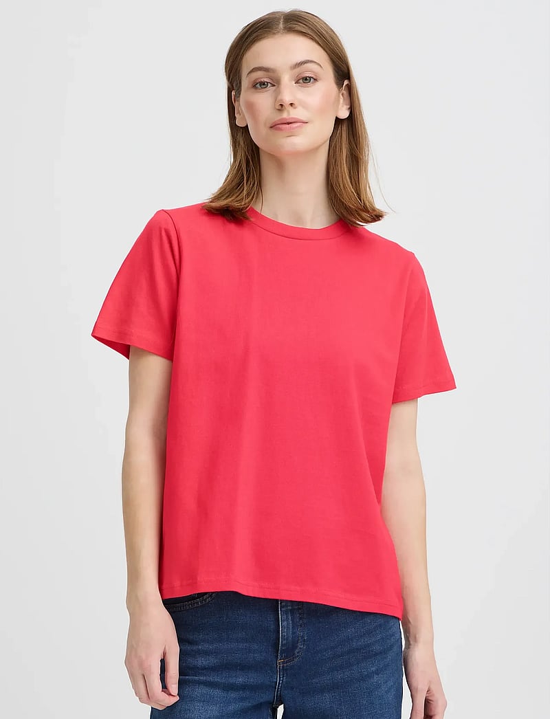 ICHI - IHPALMER LOOSE SS - t-shirts - teaberry - 5