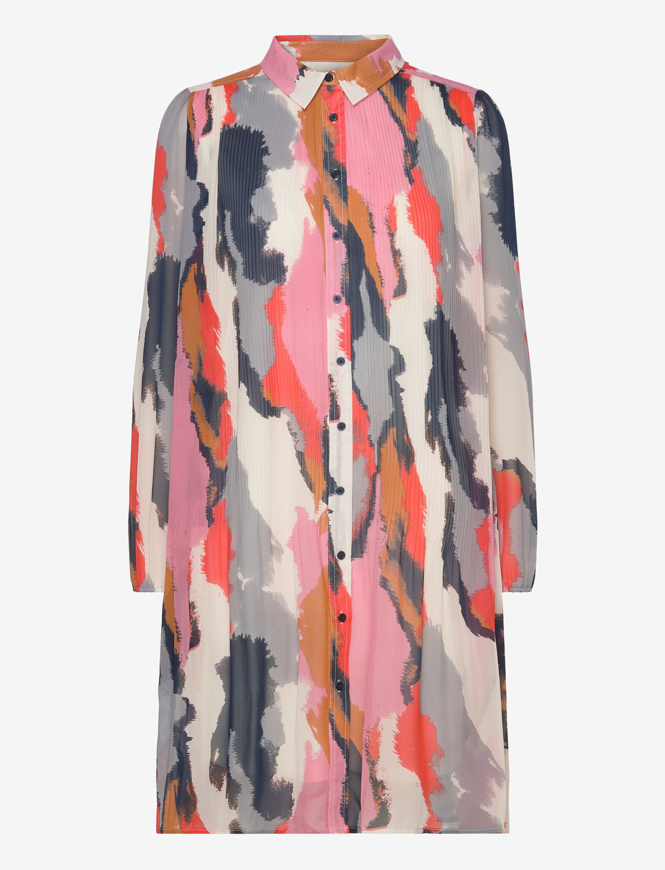 ICHI - IHRILLY DR - skjortekjoler - heather rose multi art aop - 0