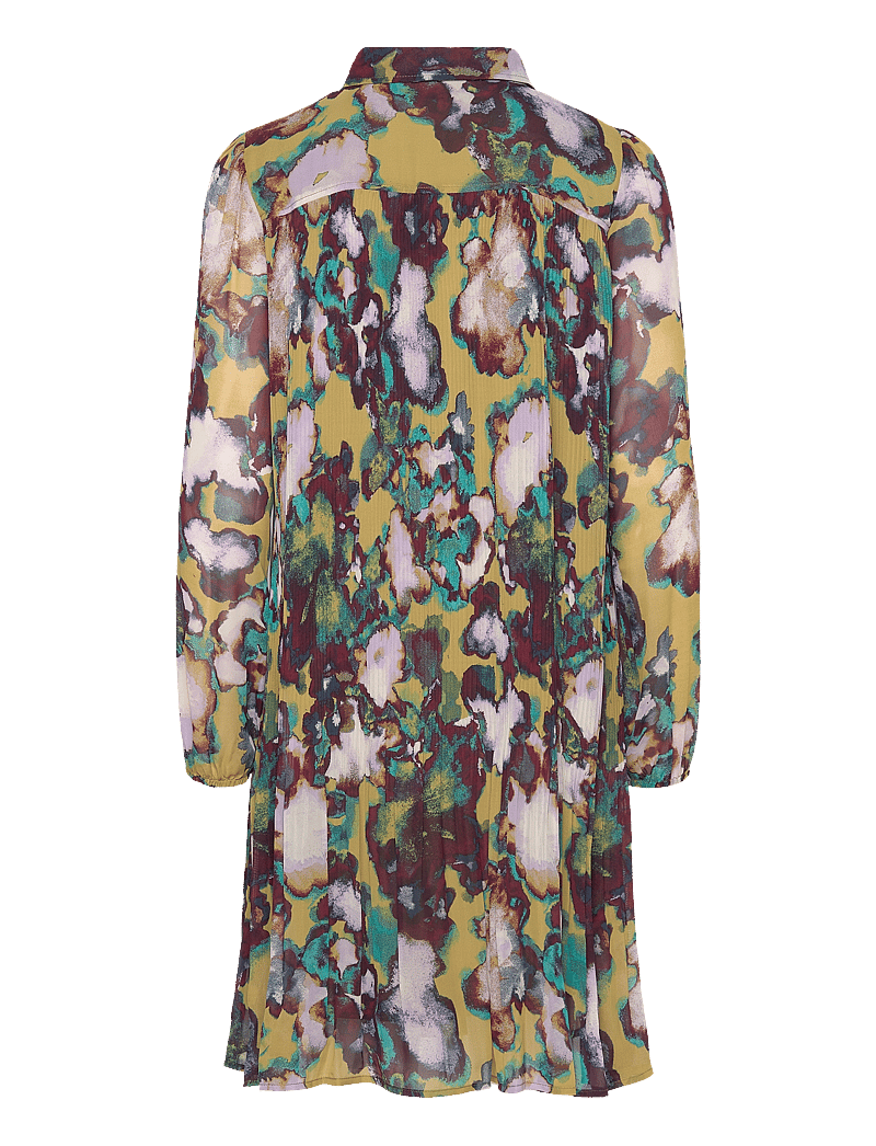 ICHI - IHRILLY DR - skjortekjoler - green moss multi aop - 2