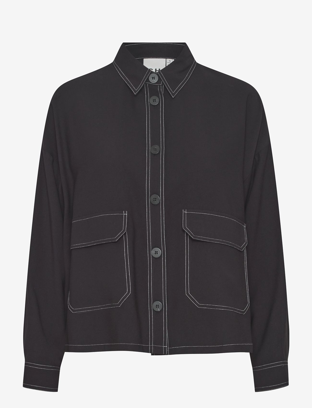 ICHI - IHRAMLA SH - overhemden met lange mouwen - black - 0