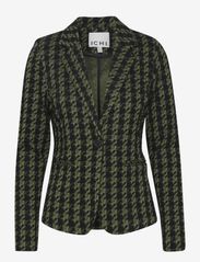IHKATE HOUNDSTOOTH BL - PARROT GREEN HOUNDSTOOTH