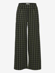 IHKATE HOUNDSTOOTH WIDE PA - PARROT GREEN HOUNDSTOOTH