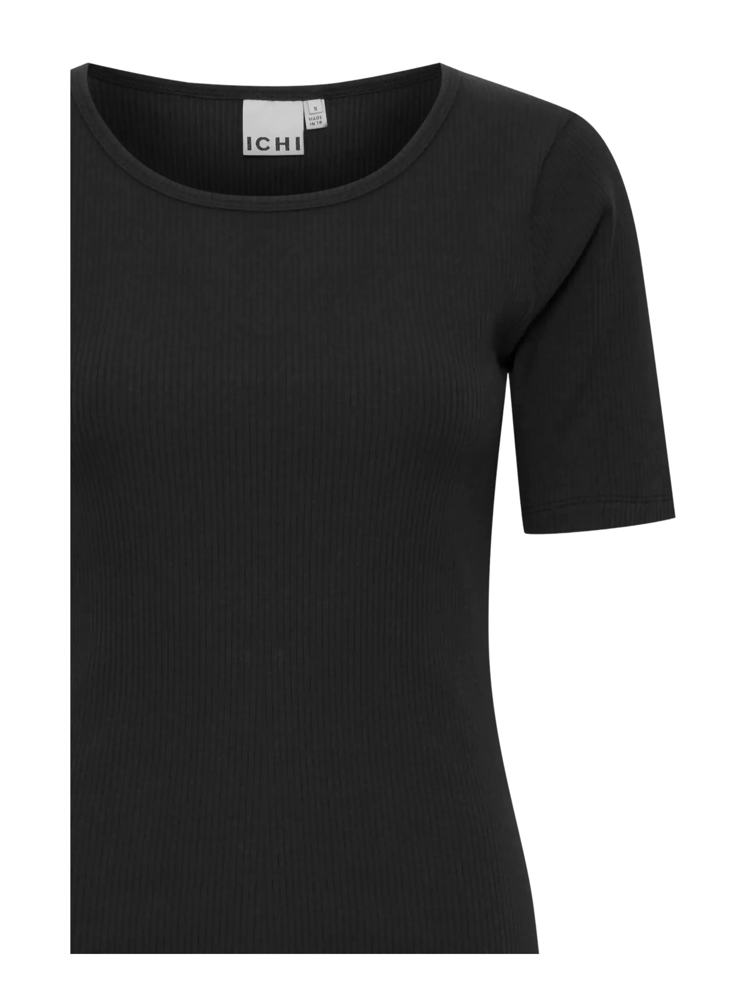 ICHI - IHPALMER RIB SS - t-paidat - black - 3