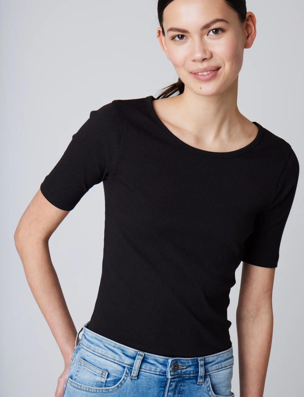 ICHI - IHPALMER RIB SS - t-särgid - black - 5