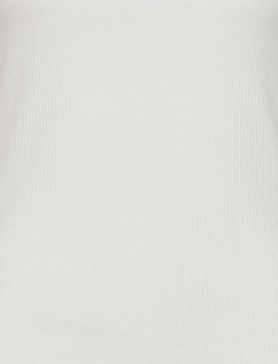 ICHI - IHPALMER RIB SS - t-shirts - cloud dancer - 5