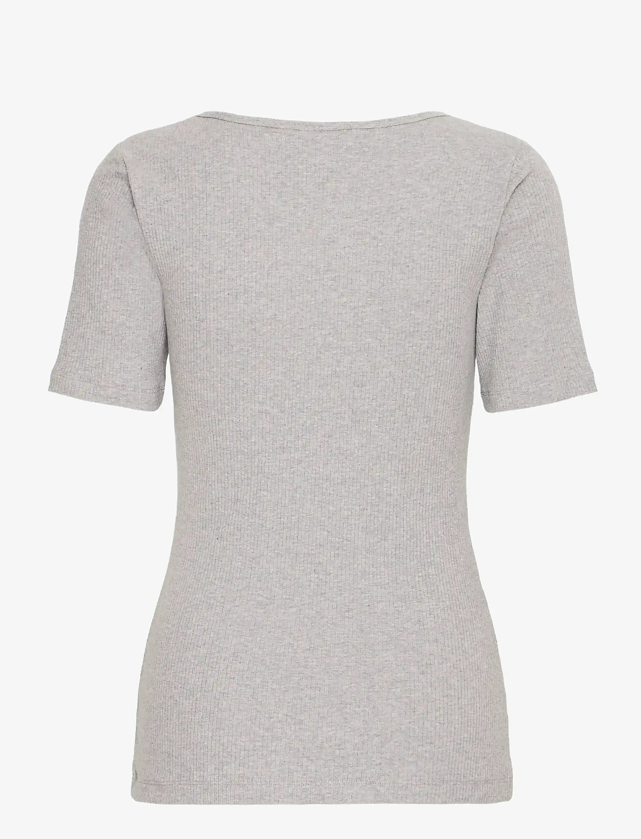 ICHI - IHPALMER RIB SS - herbstliche kleidung - grey melange - 1