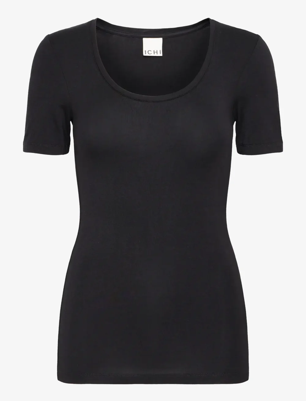 ICHI - IHZOLA PLAIN SS - t-shirts - black - 1