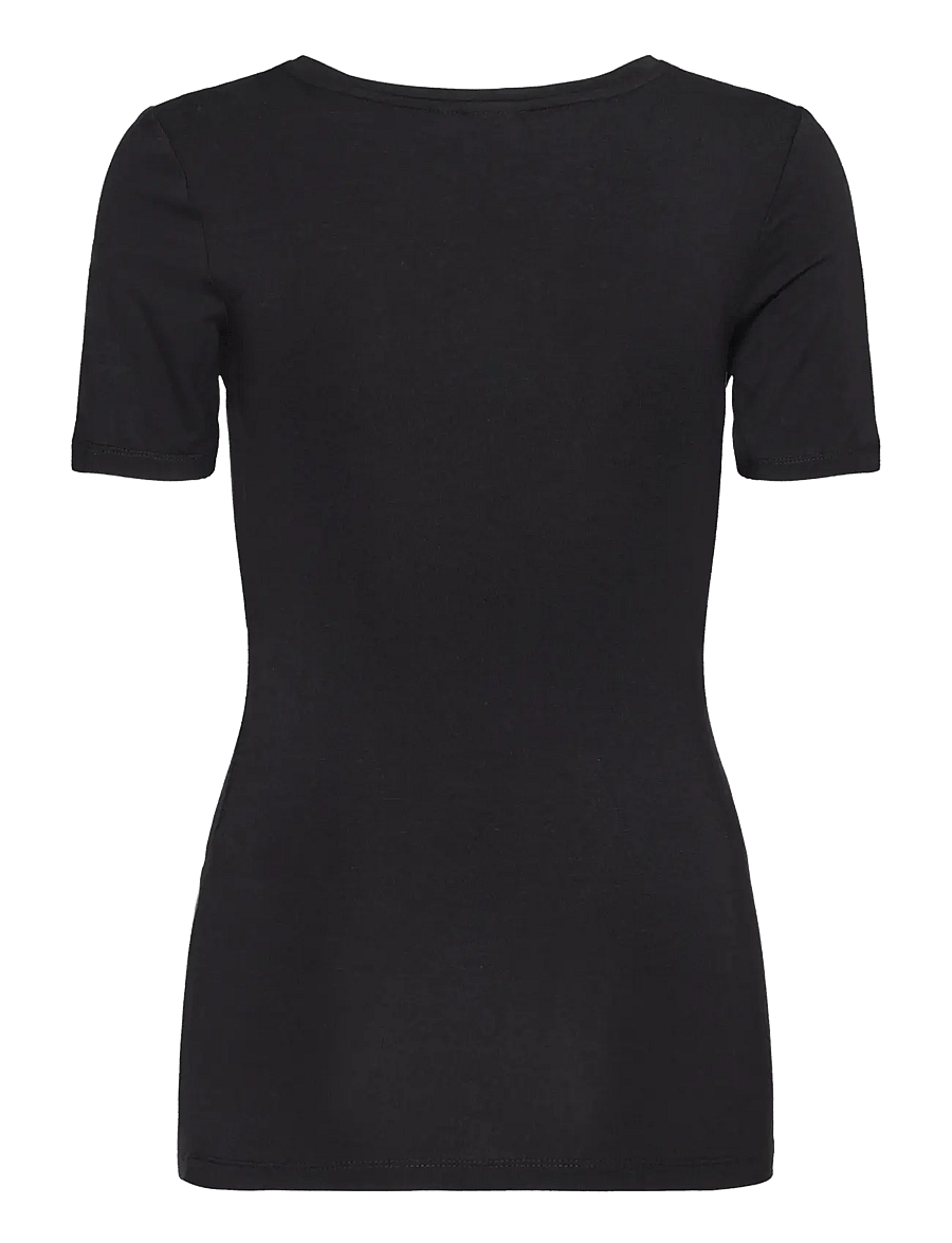 ICHI - IHZOLA PLAIN SS - t-shirts - black - 2