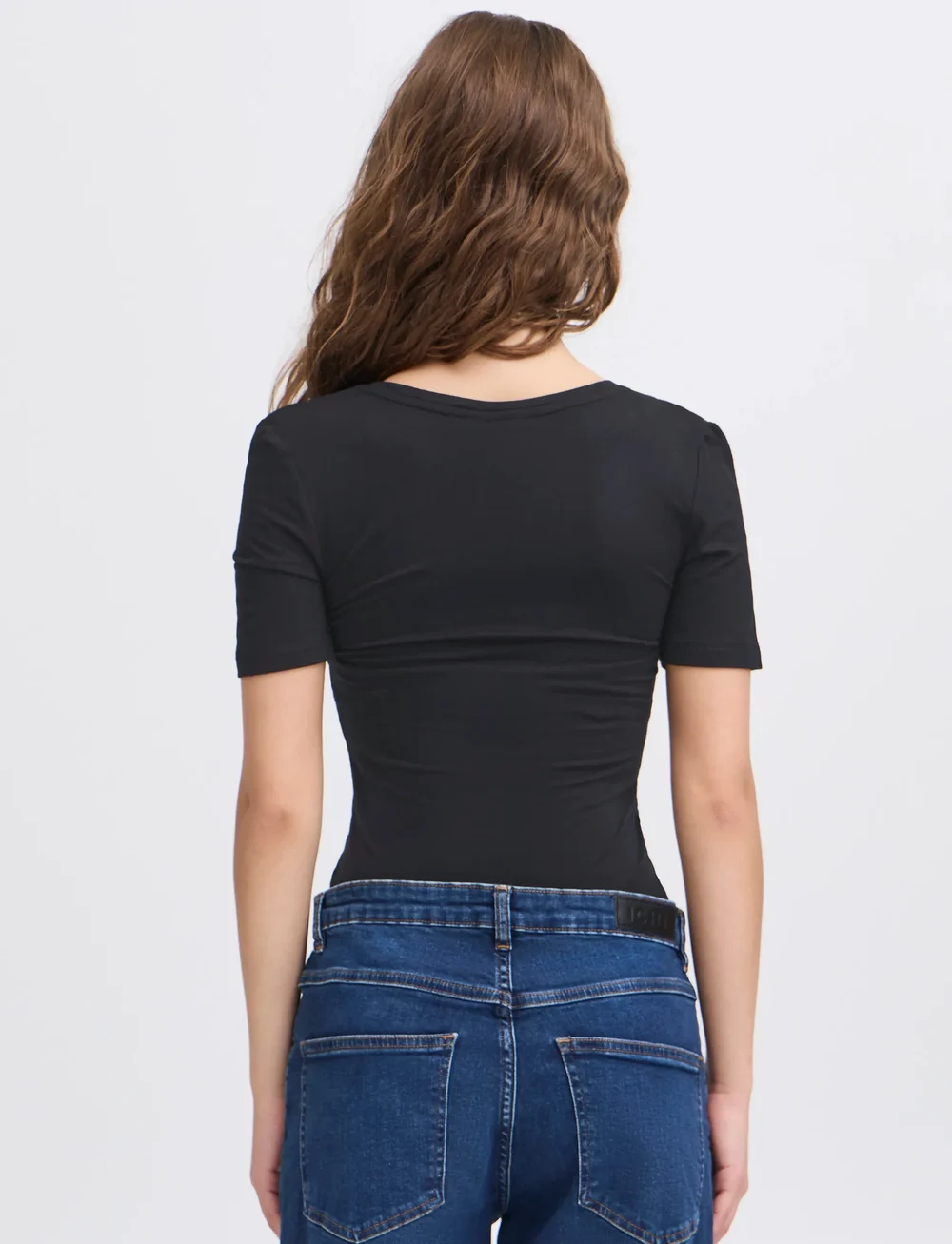 ICHI - IHZOLA PLAIN SS - t-shirts - black - 3