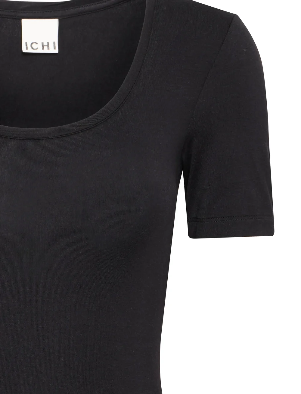 ICHI - IHZOLA PLAIN SS - t-shirts - black - 5