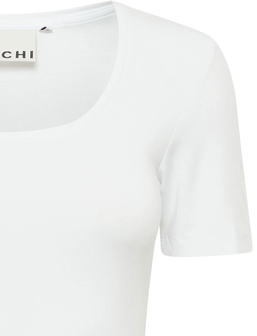 ICHI - IHZOLA PLAIN SS - t-shirts - white - 5