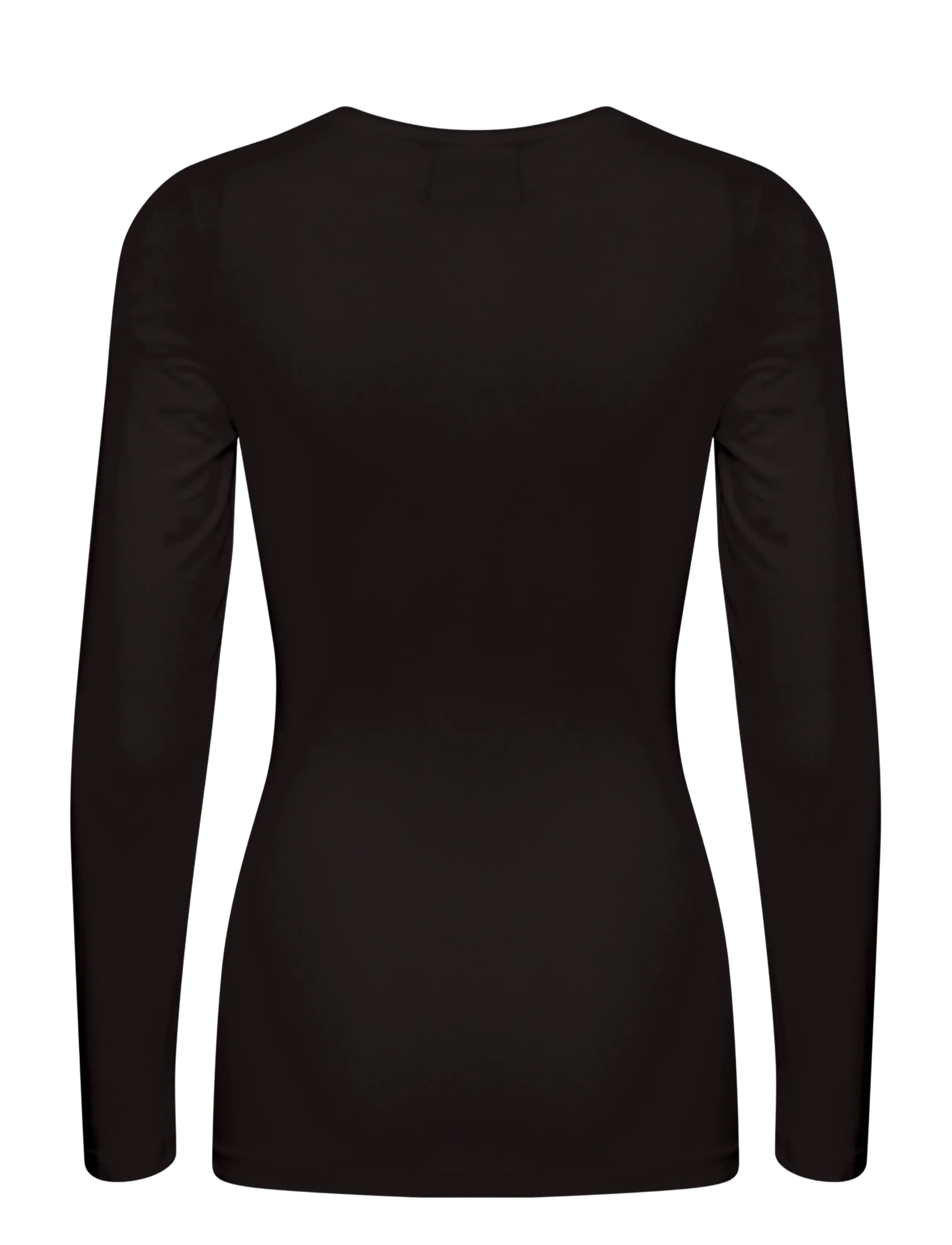 ICHI - IHZOLA PLAIN LS - langärmlige tops - black - 2