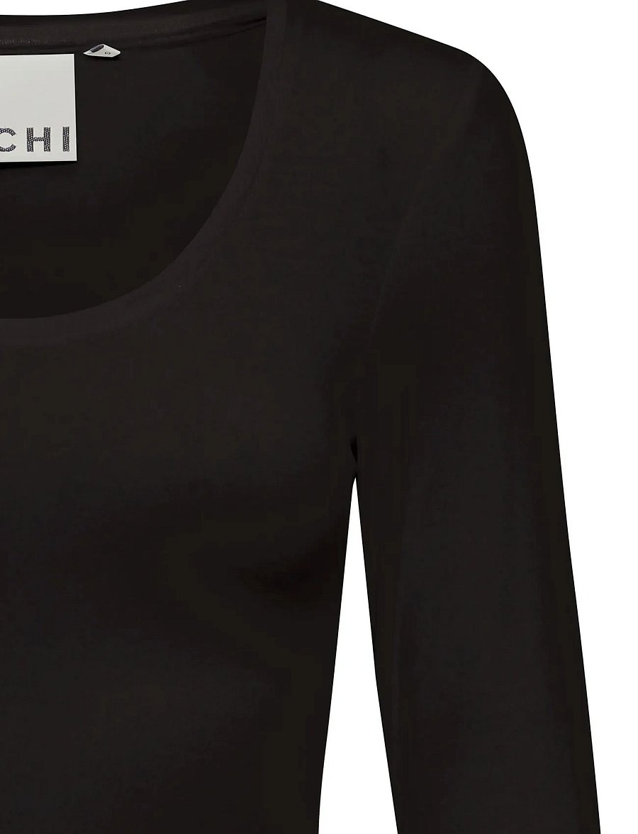ICHI - IHZOLA PLAIN LS - langærmede toppe - black - 5