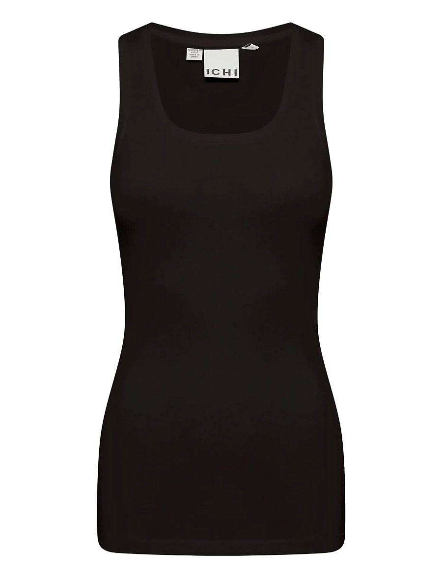 ICHI - IHZOLA PLAIN TO CORE - Ärmellose tops - black - 1