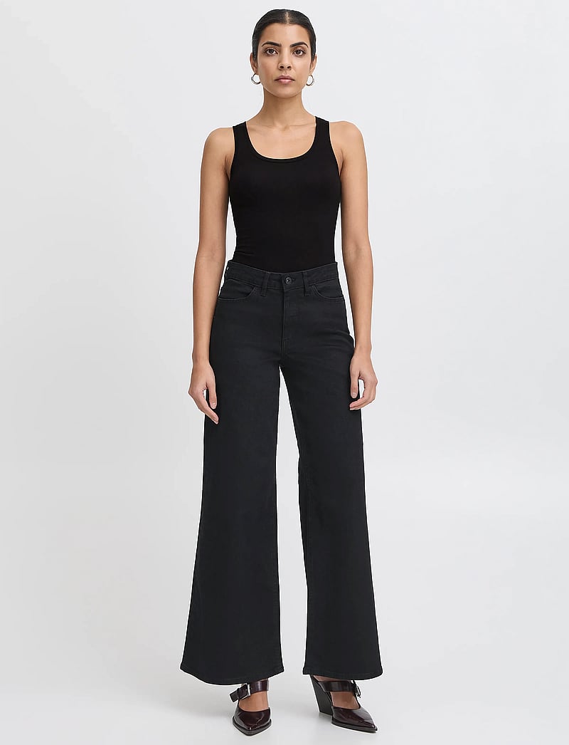 ICHI - IHZOLA PLAIN TO - topid ja varrukateta alussärgid - black - 0