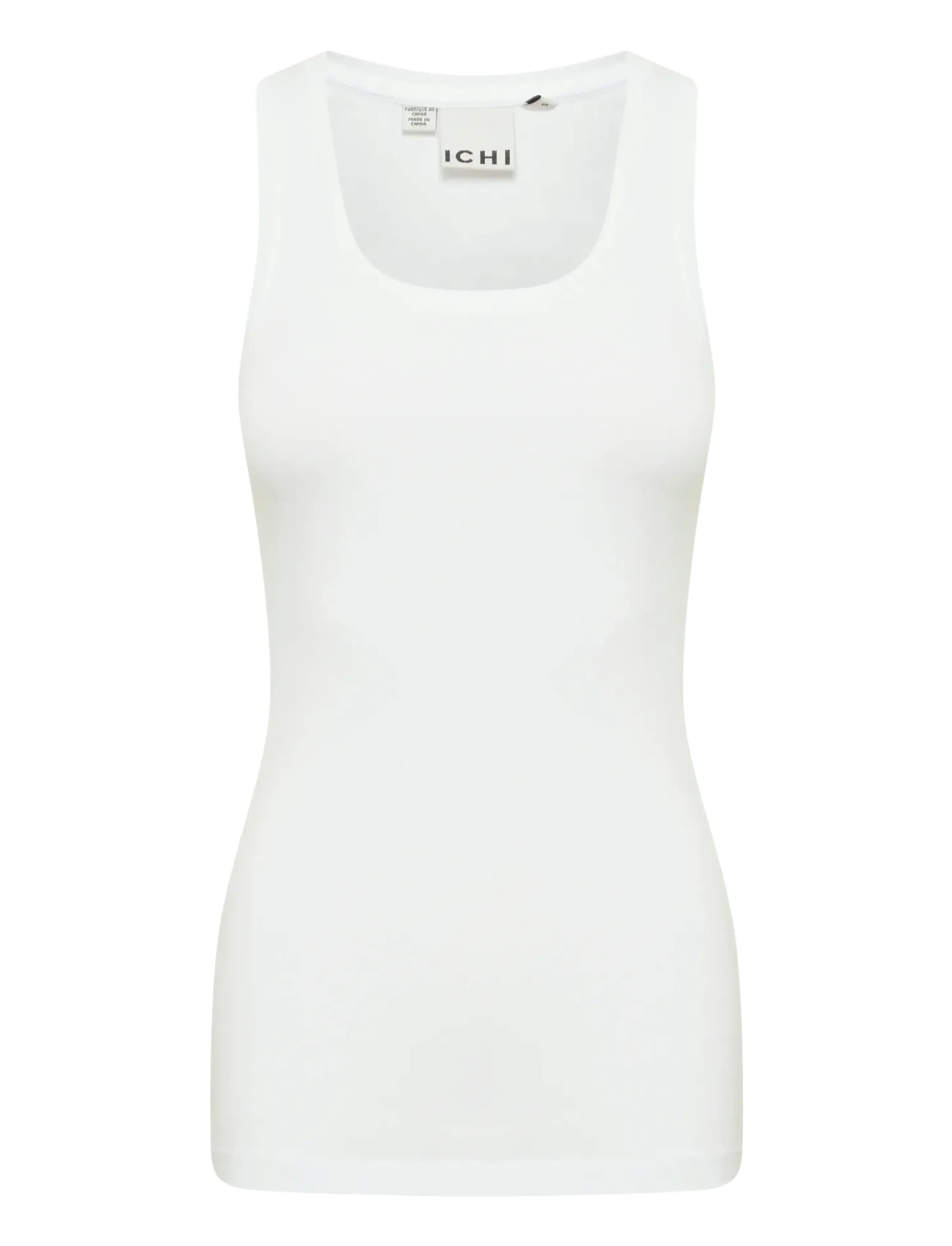 ICHI IHZOLA PLAIN TO - Clothing - WHITE / white