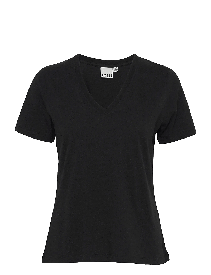 ICHI - IHPALMER V SS - t-shirts - black - 1