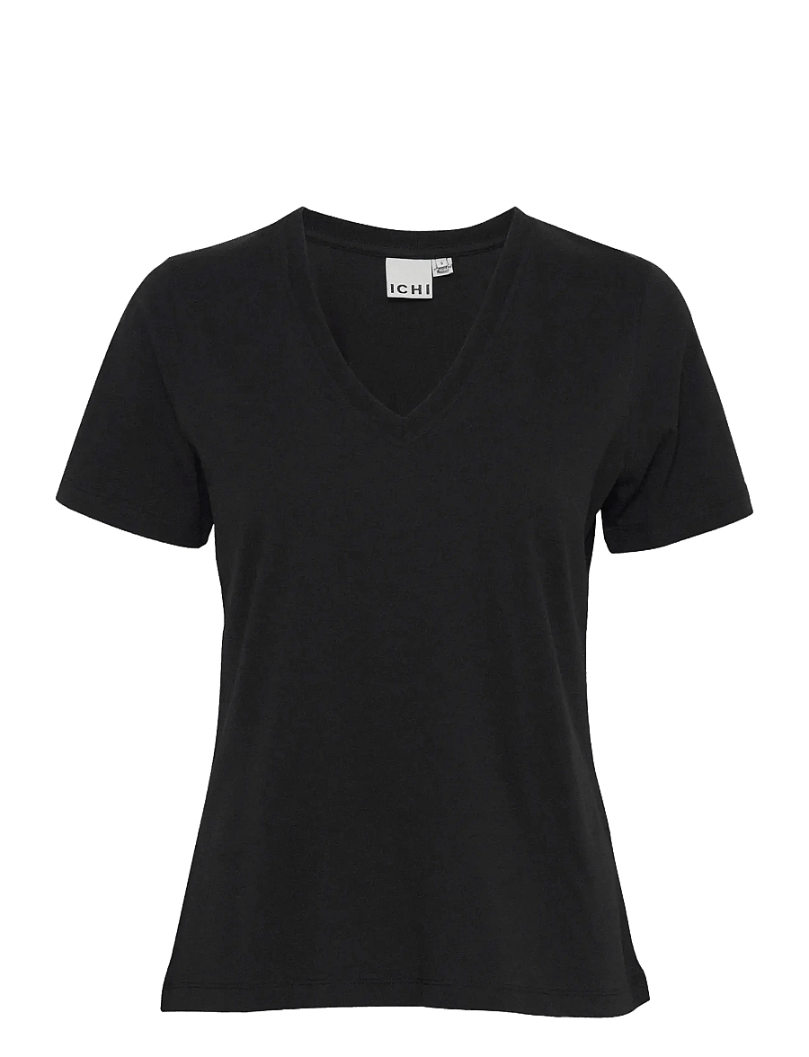 ICHI - IHPALMER V SS - t-shirts - black - 1