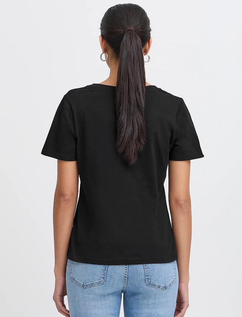 ICHI - IHPALMER V SS - t-shirts - black - 3