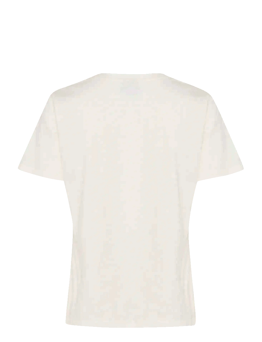 ICHI - IHPALMER V SS - t-shirts - cloud dancer - 2