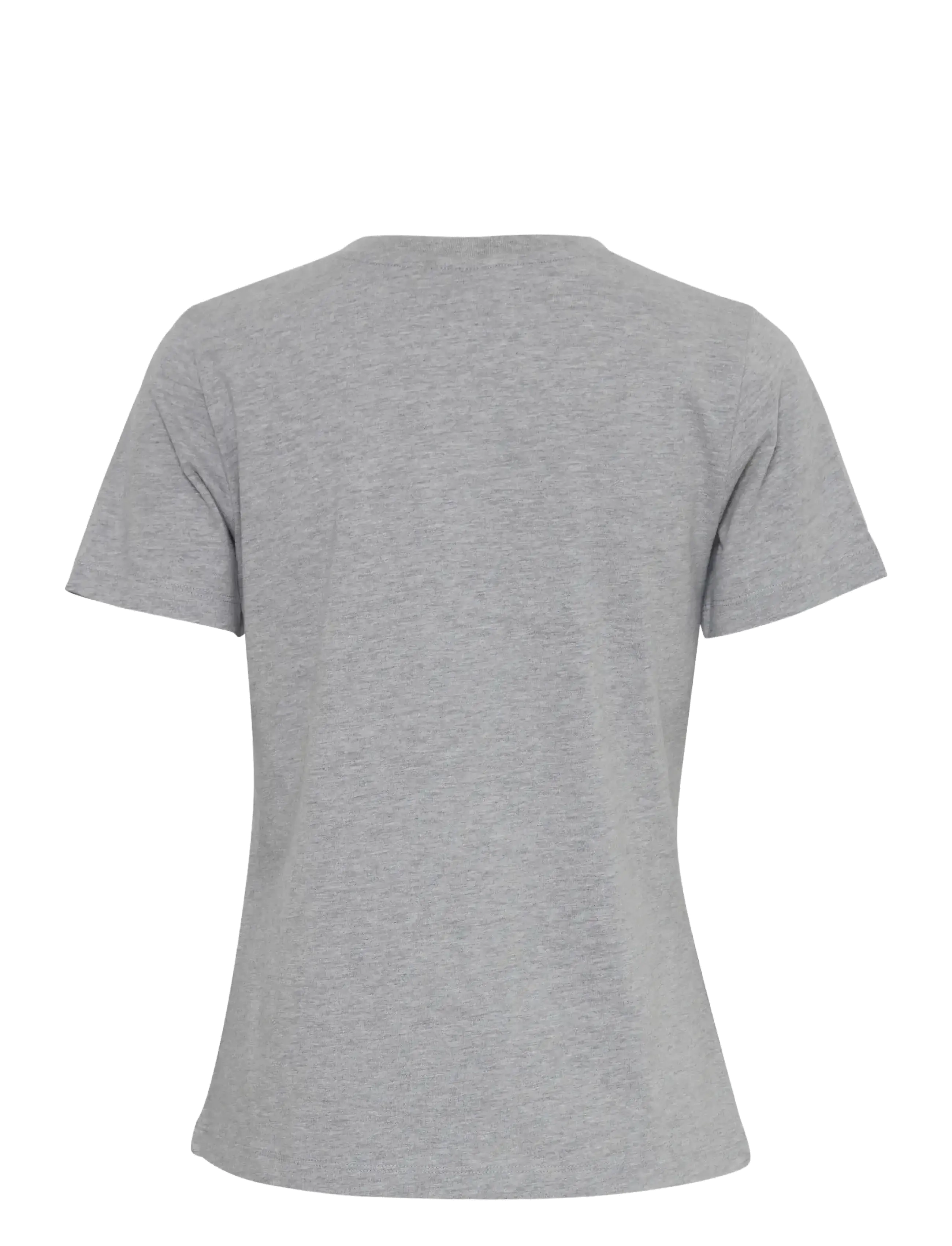 ICHI - IHPALMER V SS - t-shirts - grey melange - 2