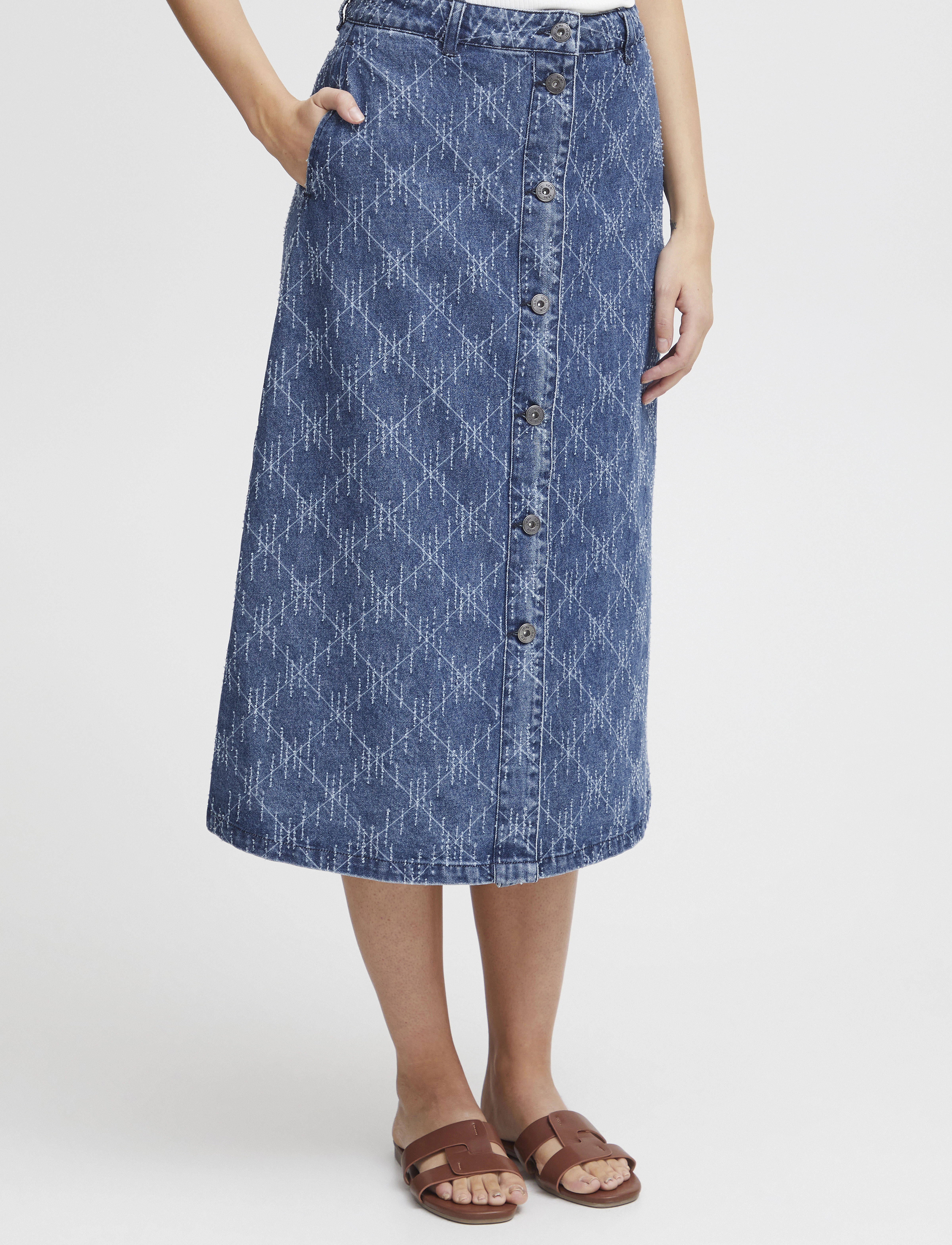 ICHI - IHASKI SK - midiseelikud - medium blue - 3