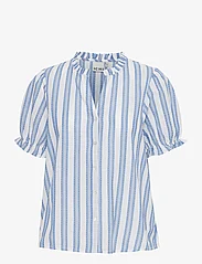 ICHI - IHEZOMO SH2 - kortærmede skjorter - palace blue stripe - 1