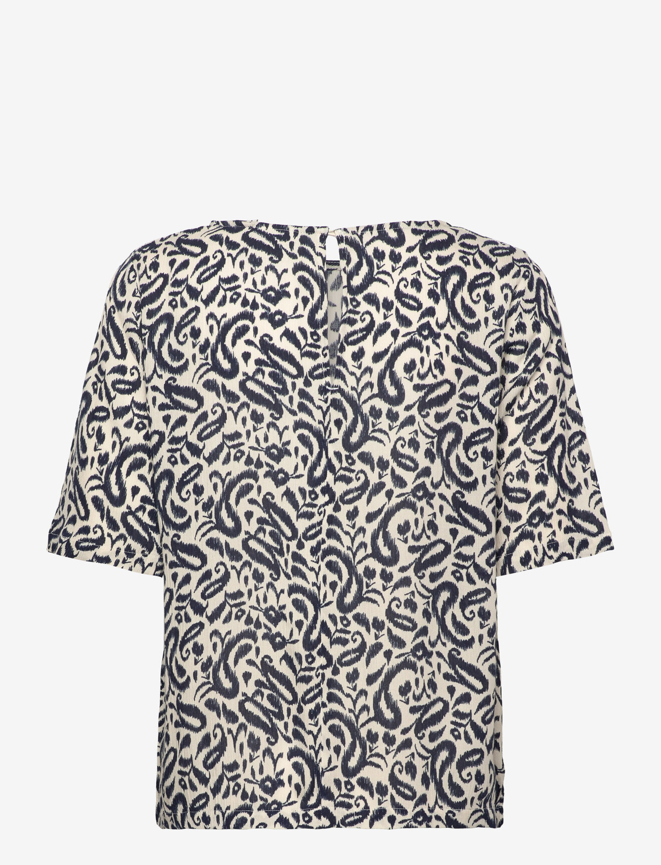 ICHI - IHMARRAKECH AOP SS11 - kortærmede bluser - total eclipse paisley aop - 1