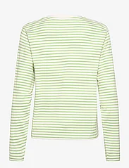 ICHI - IHMIRA LS2 - long-sleeved shirts - green tea stripe - 2