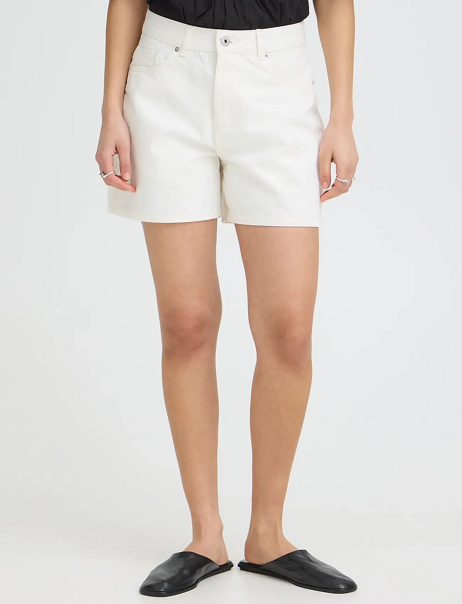 ICHI - IHAVENY SHO - jorts - denim blanc de blanc 114800 - 5