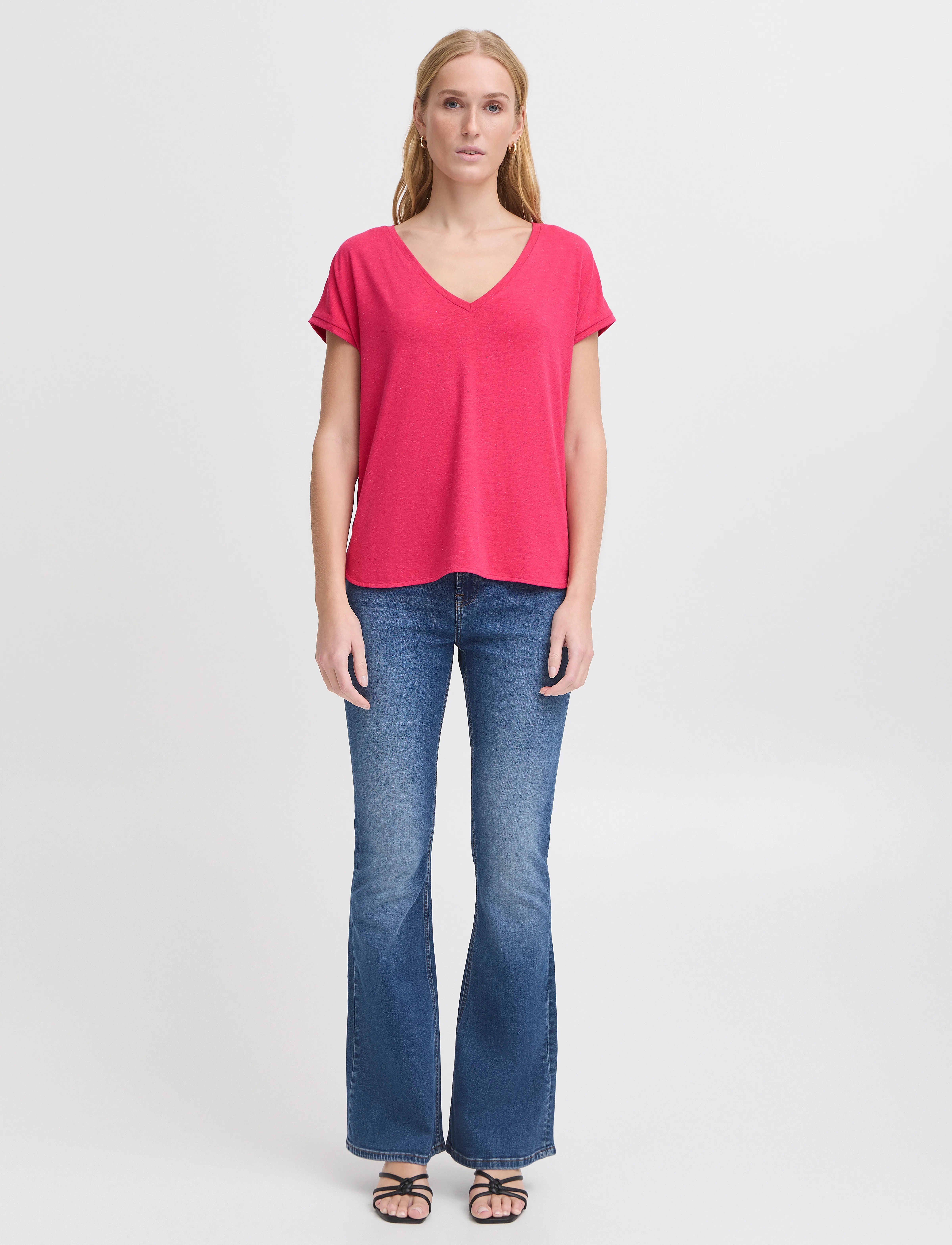 ICHI IHREBEL SS12 - T-shirts & Tops - BRIGHT ROSE / pink/rose