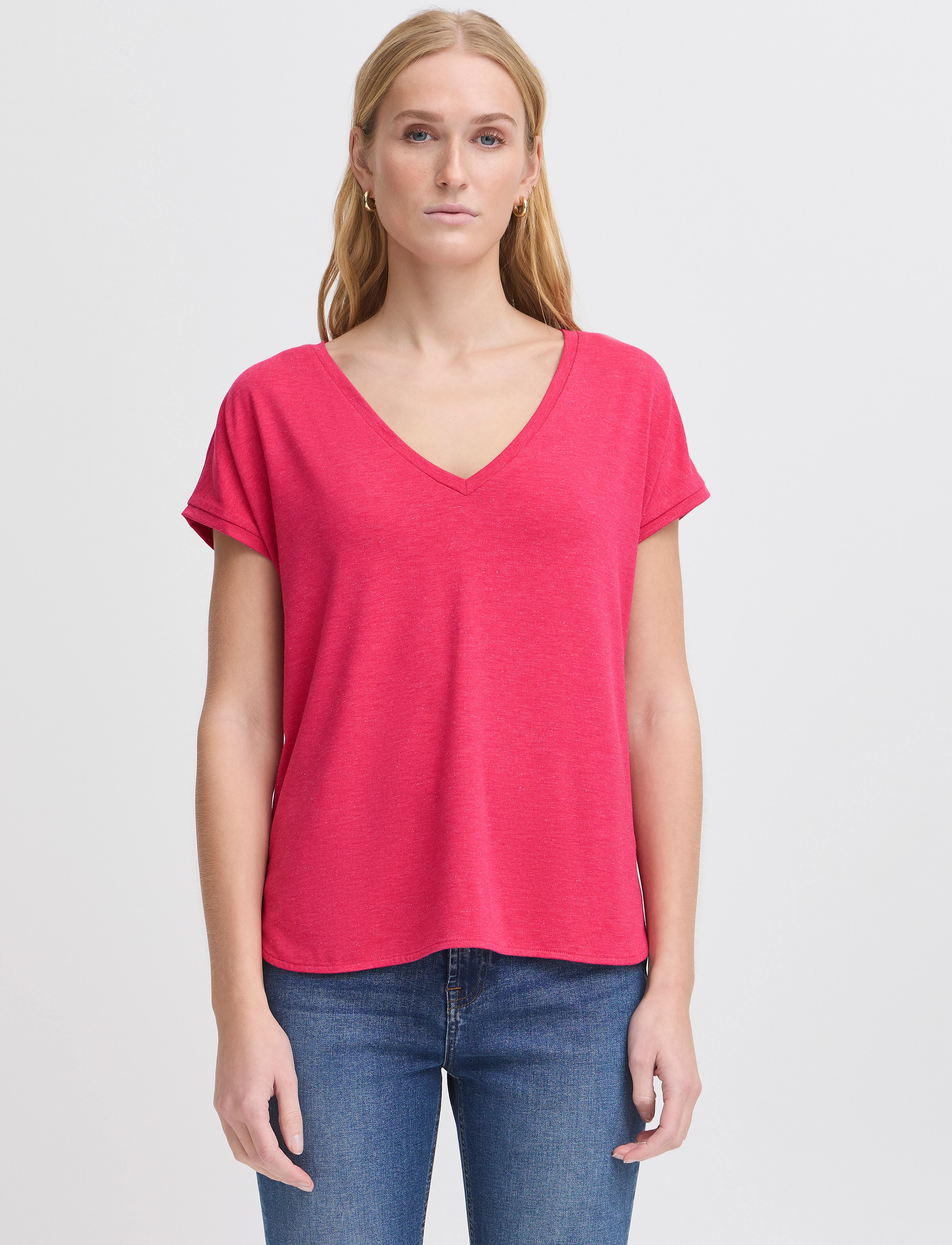 ICHI - IHREBEL SS12 - t-shirts - bright rose - 4