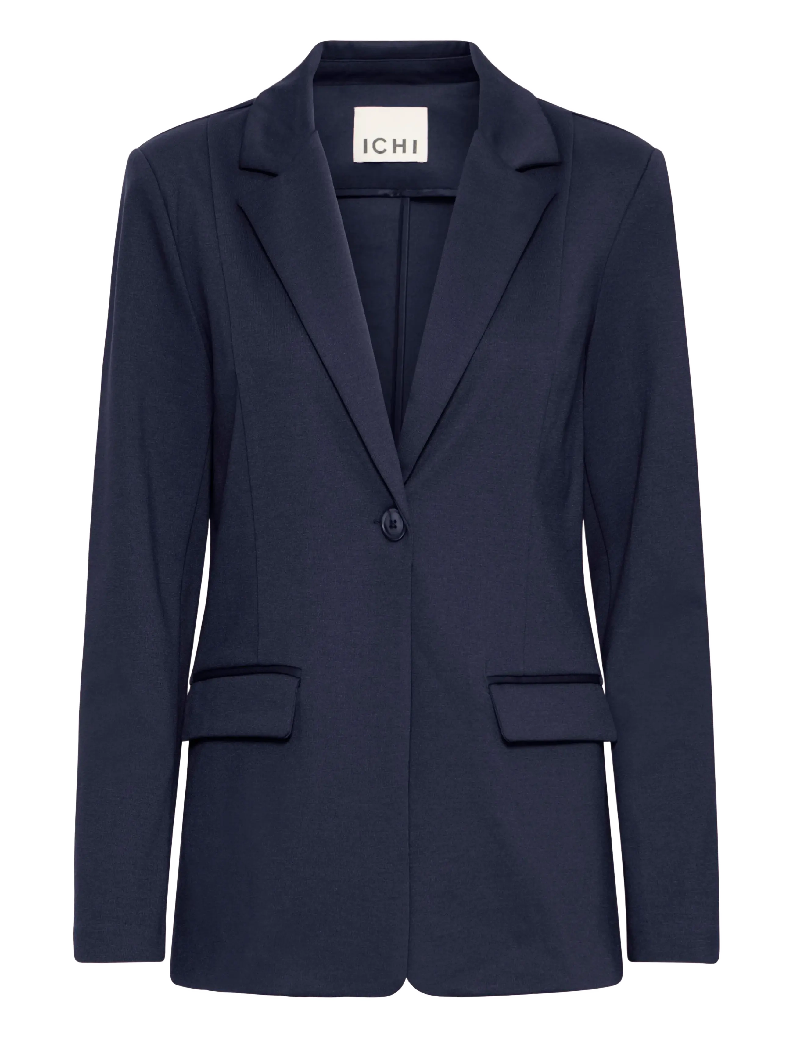ICHI IHKATE SUS LONG BL4 - Kavajer - TOTAL ECLIPSE / navy